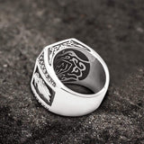 Retro Eagle Stainless Steel Skull Ring