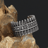 Rune Stainless Steel Viking Ring