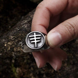 Papal Cross Stainless Steel Ring