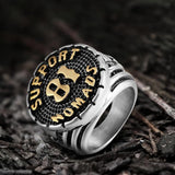 Support 81 Nomads Stainless Steel Ring