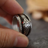 Ouroboros Stainless Steel Mythology Ring