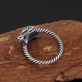 Vintage Dragon Stainless Steel Viking Ring