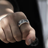 Warrior Triquetra Stainless Steel Viking Ring