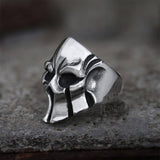 GTHIC Sparta Stainless Steel Skull Ring