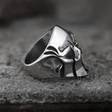 GTHIC Sparta Stainless Steel Skull Ring