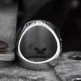 Guardian Angel Stainless Steel Religious Ring