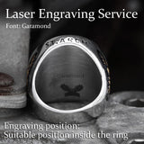 Guardian Angel Stainless Steel Religious Ring