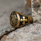 Guardian Angel Templar Knight Ring