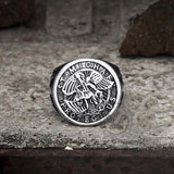 Guardian Angel Templar Knight Ring
