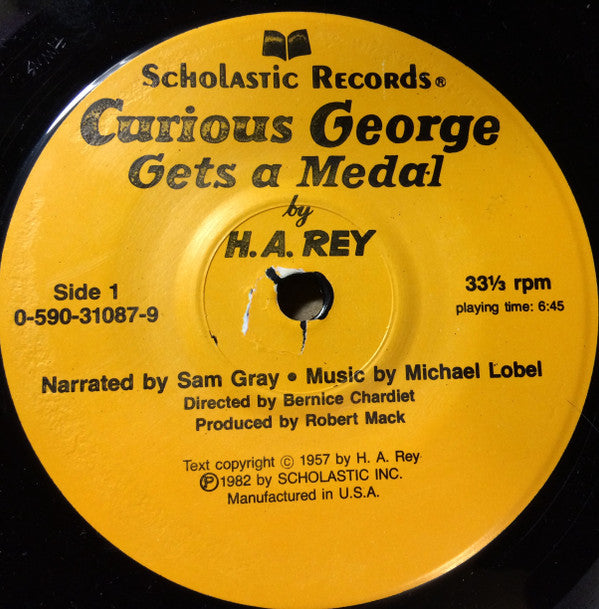 Curious George Gets A Medal | Very Good (VG) Very Good Plus (VG+)