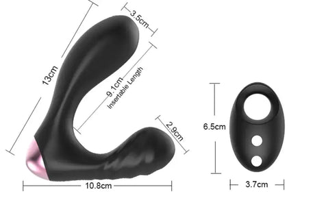 Wireless Male Remote Control Vibrating Prostate Massager - Lootquake