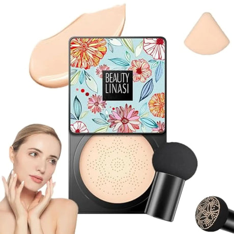 Beauty Cream Beauty Linasi Clear Cover Beauty Cream Air Cushion Cc Cream Moisturizing Concealer Makeup Long Lasting (A-Lvory) - Lootquake