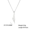 Unisex Stainless Steel Hollow Map Necklaces - Lootquake