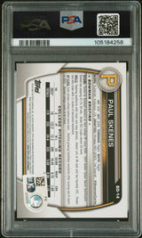 Tarjeta de béisbol de novato Paul Skenes #BD14 del Draft Topps Bowman 2023, calificada, PSA 10, Gem Mint