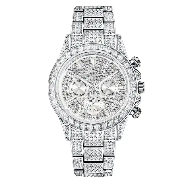 Diamond Calendar Watches - Lootquake