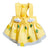BIECWIAY Dog Dresses Yellow Pineapple Small Puppy Dress Spring Summer Girls Lightweight Pet dresses - Lootquake