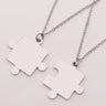 Matching Puzzle Piece Pendant Necklaces - Lootquake