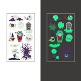 Halloween Cute Luminous Temporary Tattoo Stickers