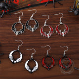Halloween Dark Bat Zinc Alloy Earrings