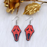 Halloween Grimace Skull Acrylic Earrings