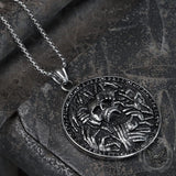 Halloween Hell Ghost Stainless Steel Pendant