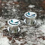 Halloween Pumpkin Stainless Steel Ear Gauges