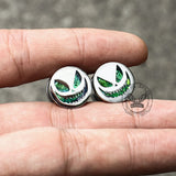 Halloween Pumpkin Stainless Steel Ear Gauges