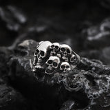 Halloween Specter Skull Stainless Steel Ring