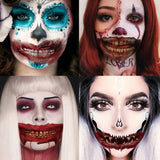 Halloween Spooky Mouth Temporary Tattoo Stickers