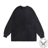 Happiness Rose Print Cotton Skull Sweatshirt