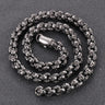 Heavy Skull Link Chain Stainless Steel Necklace