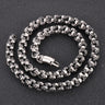 Heavy Skull Link Chain Stainless Steel Necklace