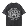 Helm Of Awe Totem Runes Viking Washed T-shirt