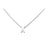 Wironoat Necklaces For Women Initial Necklaces Letter Necklace Silver Plated A-Z Pendant Titanium Necklace For Women Silver X - Lootquake
