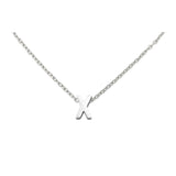 Wironoat Necklaces For Women Initial Necklaces Letter Necklace Silver Plated A-Z Pendant Titanium Necklace For Women Silver X - Lootquake