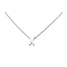 Wironoat Necklaces For Women Initial Necklaces Letter Necklace Silver Plated A-Z Pendant Titanium Necklace For Women Silver X - Lootquake