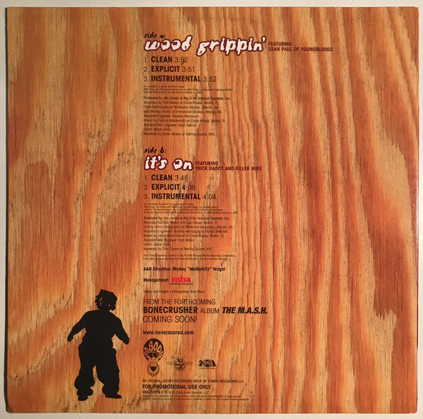 Wood Grippin' (VINYL) | Near Mint (NM) Excellent+ (EX+)