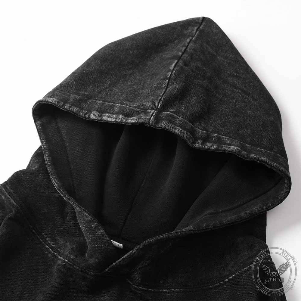 Vintage Washed Oh Sheet Ghost Hoodie Sweatshirt