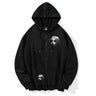Horror Goth Girl Print Hoodie Coat