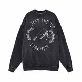 Horror Just The Tip Vintage Washed Hoodie Sweatshirt