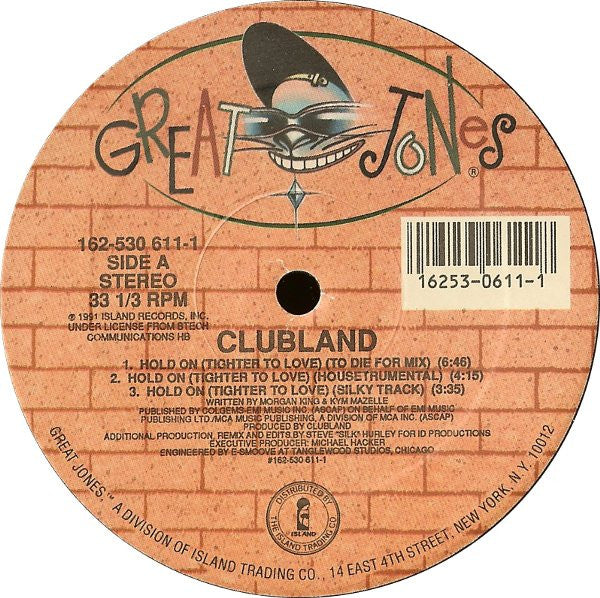 Hold On (Tighter To Love) (VINYL) | Near Mint (NM) Near Mint (NM)