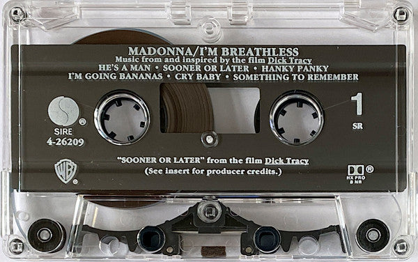 I'm Breathless (Music From And Inspired By The Film Dick Tracy) *CASSETTE* | Near Mint (NM) Near Mint (NM)