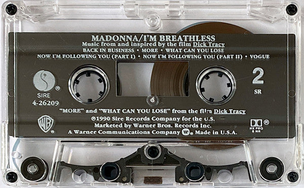 I'm Breathless (Music From And Inspired By The Film Dick Tracy) *CASSETTE* | Near Mint (NM) Near Mint (NM)