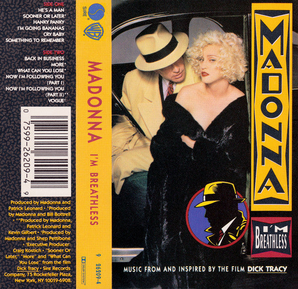 I'm Breathless (Music From And Inspired By The Film Dick Tracy) *CASSETTE* | Near Mint (NM) Near Mint (NM)