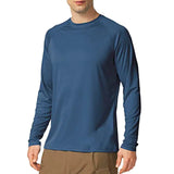 Camisetas de senderismo de secado rápido con protección solar UPF 50 para hombre