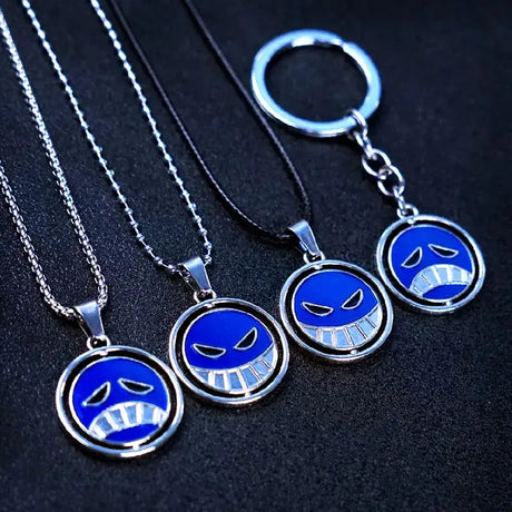Ace Necklace for Women Men Anime Metal Necklaces Jewelry - Lootquake