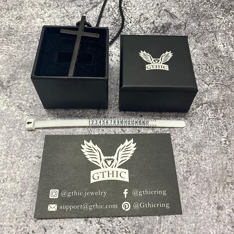 Colgante de cruz de acero inoxidable "Puedo hacerlo todo"