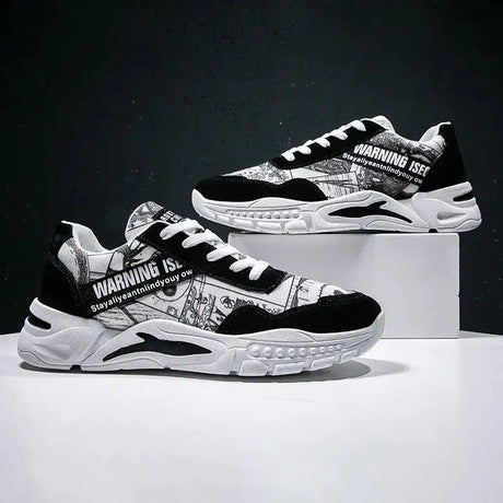 Dad Shoes, Casual Sports Shoes, Graffiti Sneakers - Lootquake