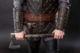 Bjorn leather wide belt