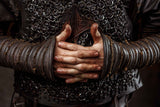 Ragnar medieval leather bracers (Vikings s2)